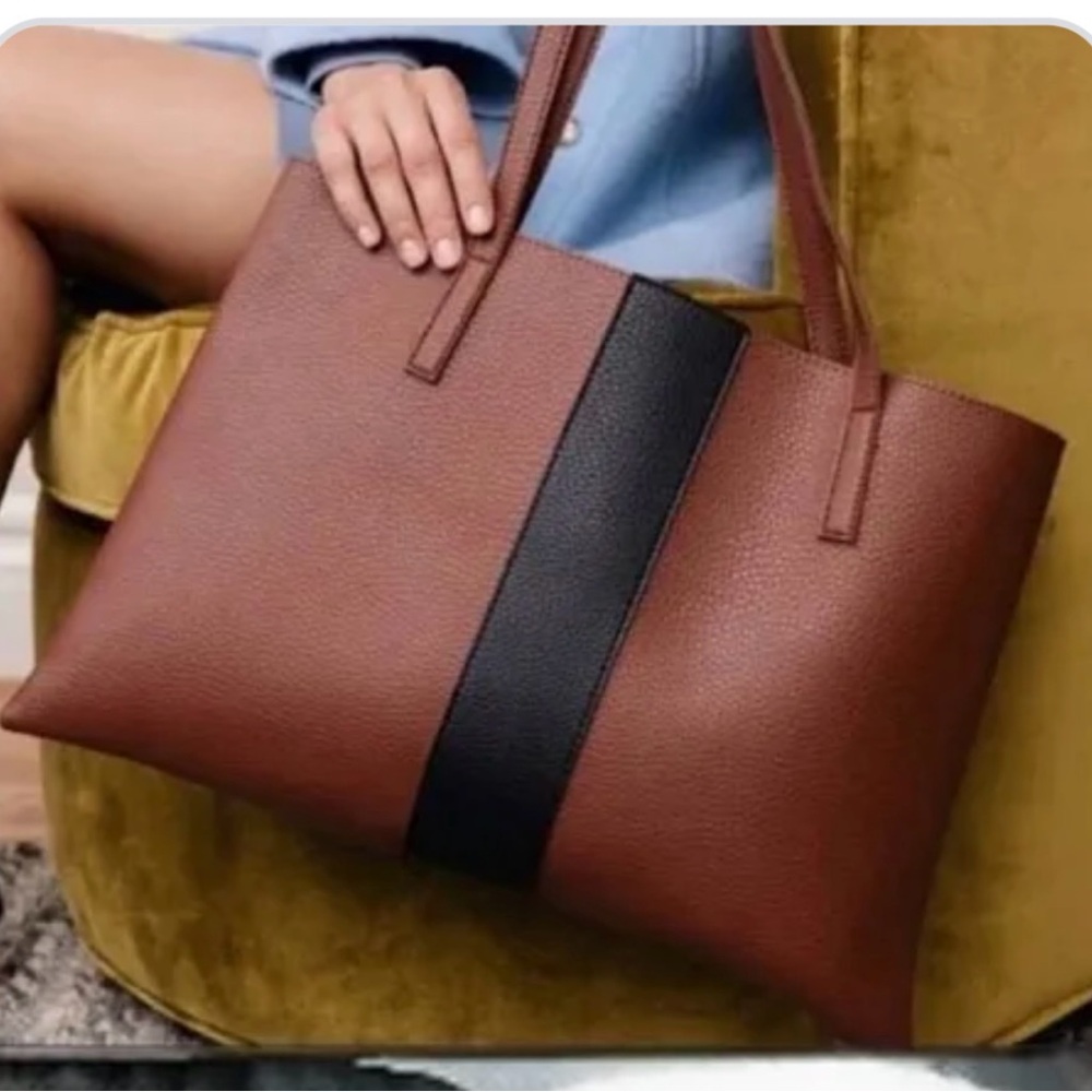 Vince Camuto Vegan Pebbled Leather Shoulder Bag